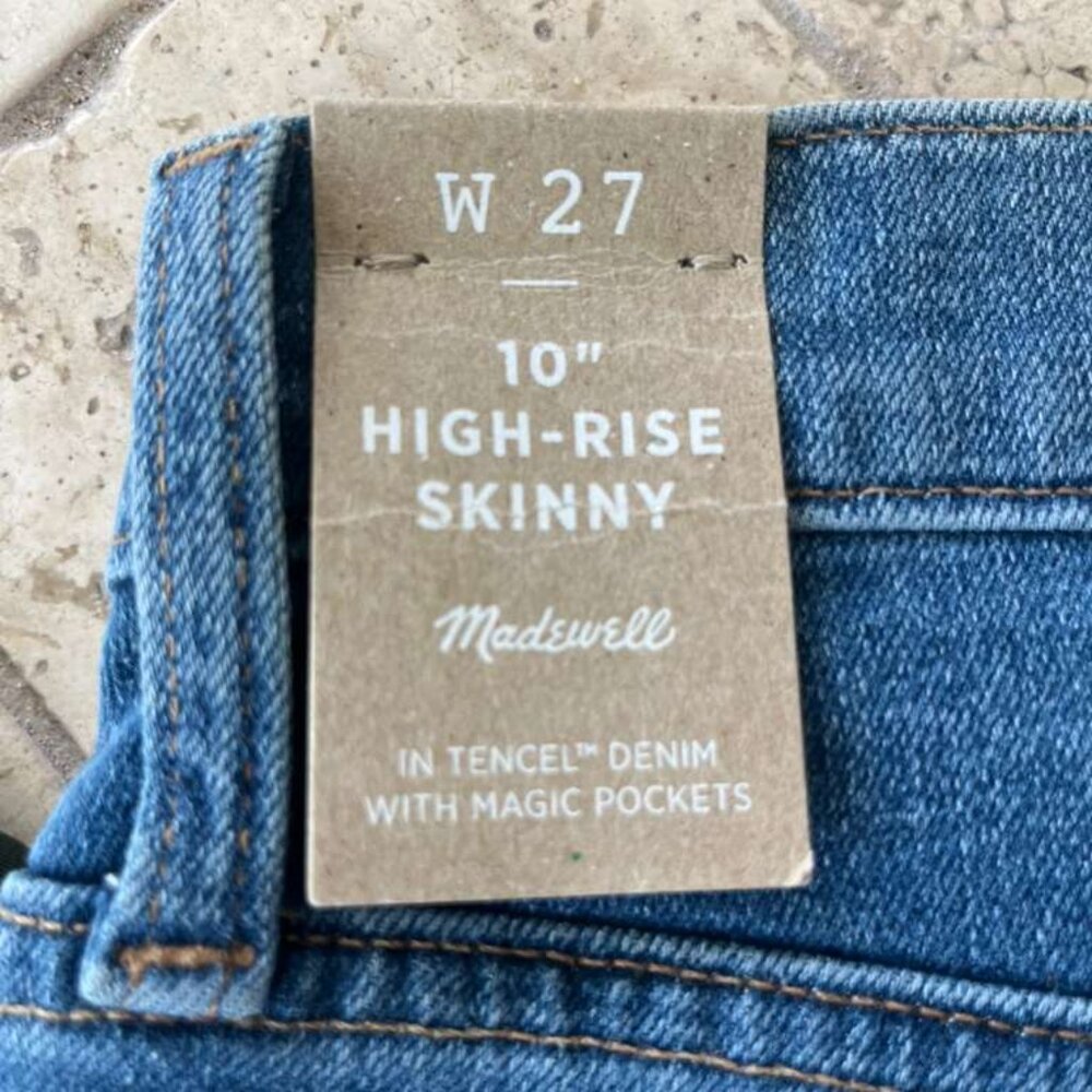 Madewell 10" High-Rise Skinny Jeans NWT!